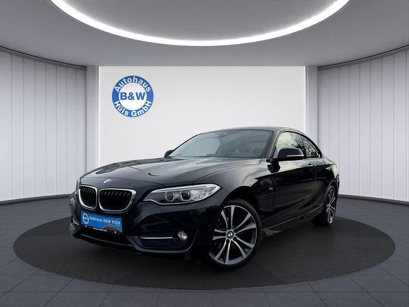 Gebraucht BMW 218 Sport Line 136 PS (100 kW) 2016 Schwarz Coupé