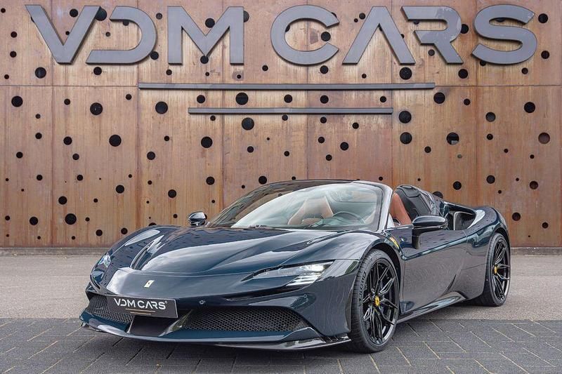 Blau Gebraucht 2021 Ferrari SF90 Cabrio | 429.900 € (Superpreis) - Bild 1/4
