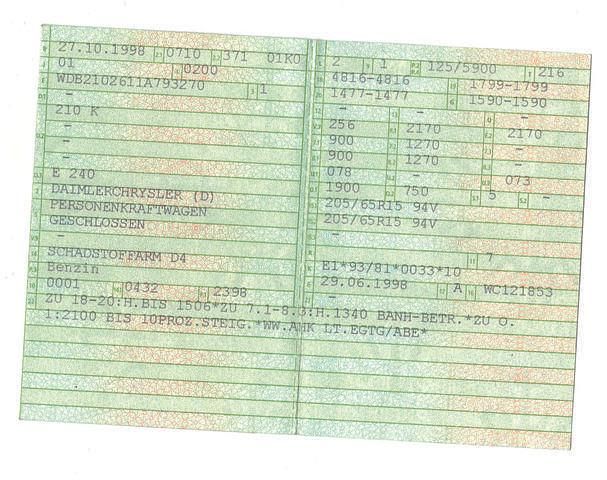 Gebraucht Mercedes 240 170 PS (125 kW) 1998 Silber Kombi