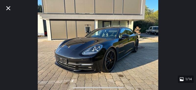Schwarz Gebraucht 2018 Porsche Panamera 4S Sport Turismo Limousine | 51.900 € (Teuer) - Bild 1/4