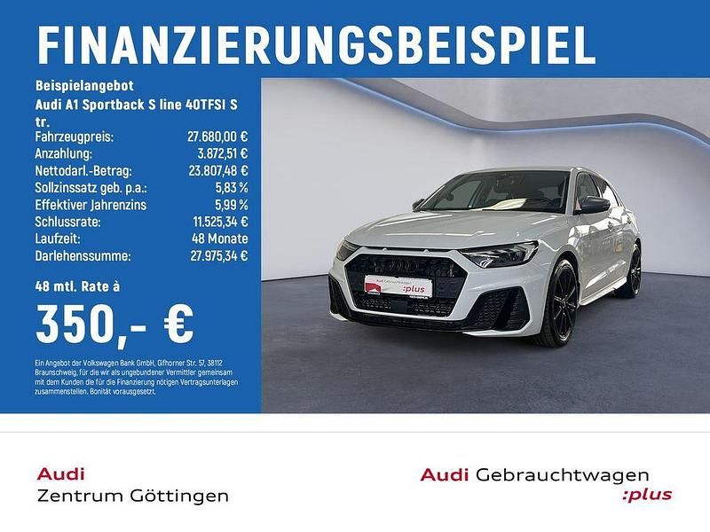 Gebraucht Audi A1 Sportback S-Line 207 PS (152 kW) 2023 Gletscherweiß metallic Kleinwagen