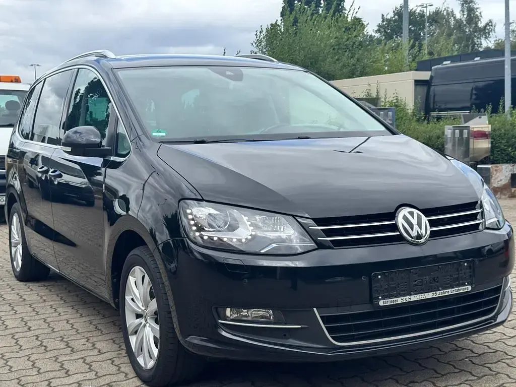 Gebraucht VW Sharan Highline 184 PS (135 kW) 2017 Schwarz Van / Kleinbus