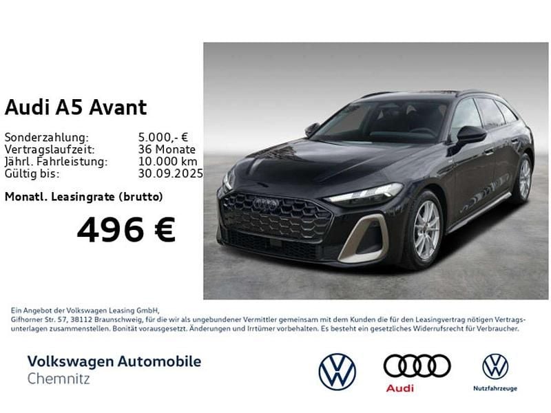 0e mythosschwarz metallic Gebraucht 2025 Audi A5 Edition .1 Coupé | 57.890 € (Guter Preis) - Bild 1/4