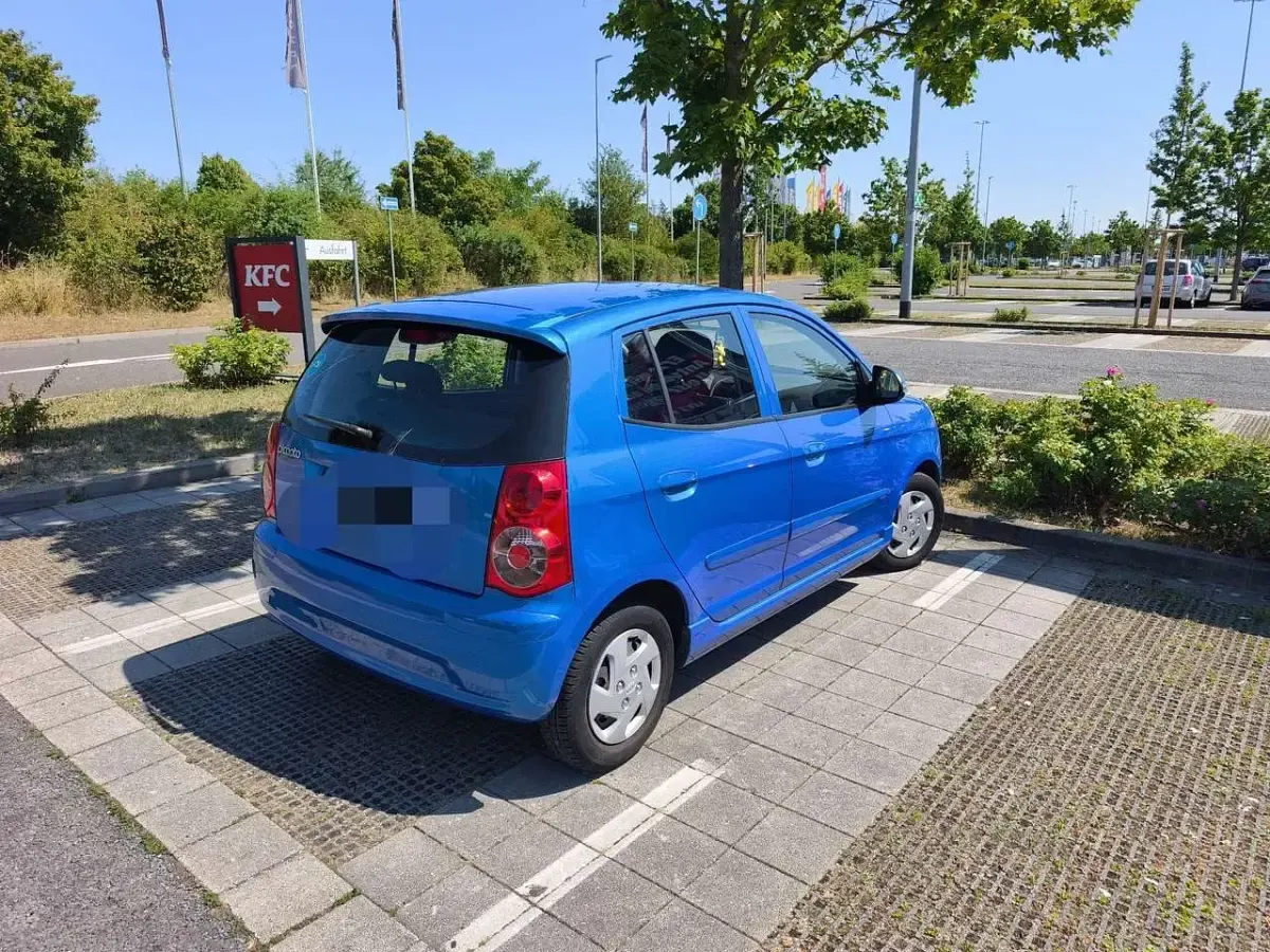 Gebraucht Kia Picanto 65 PS (47 kW) 2008 Blau Kleinwagen