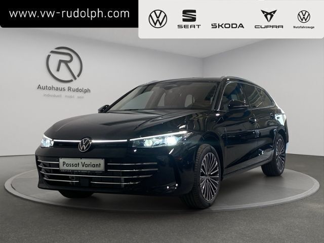 Grenadillschwarz metallic Neu 2025 VW Passat Elegance Kombi | 60.980 € (Teuer) - Bild 1/4