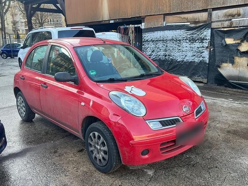 Gebraucht Nissan Micra 2009 Rot Kleinwagen