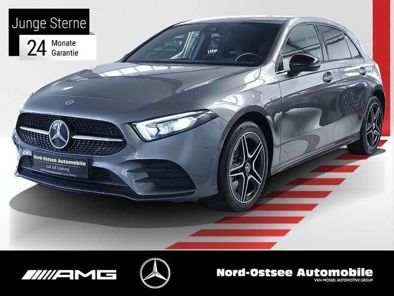 Grau Gebraucht 2021 Mercedes A250 AMG Limousine | 26.890 € (Guter Preis) - Bild 1/4