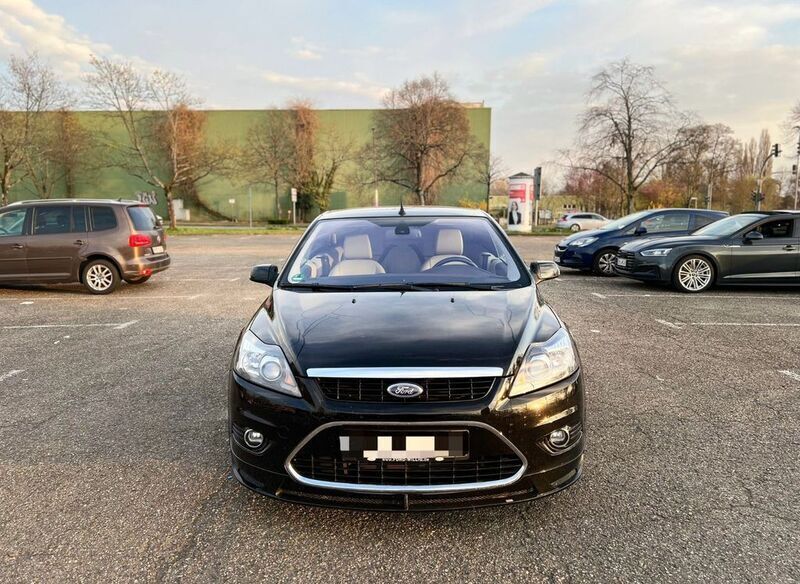 Schwarz Gebraucht 2008 Ford Focus Cabriolet Titanium Cabrio | 12.500 € - Bild 1/4
