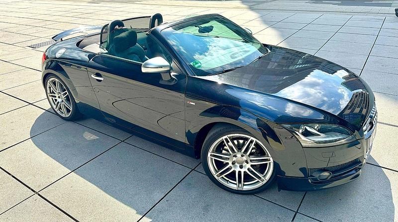 Schwarz Gebraucht 2008 Audi TT Roadster S-Line Cabrio | 9.950 € (Guter Preis) - Bild 1/4