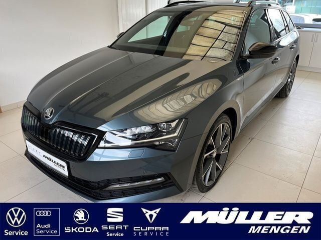 Grau Gebraucht 2021 Skoda Superb SportLine Limousine | 24.990 € (Fairer Preis) - Bild 1/3