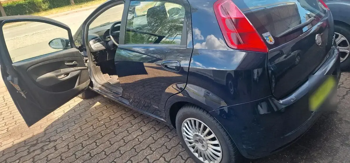 Gebraucht Fiat Punto 2007 Schwarz Kleinwagen