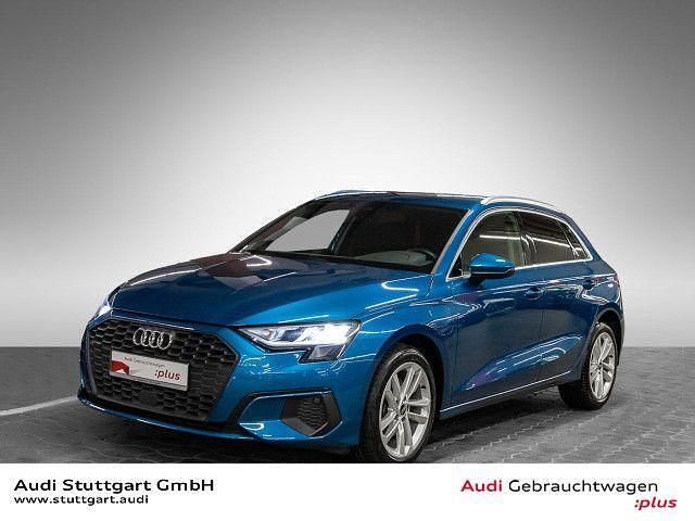 Atollblau metallic Gebraucht 2021 Audi A3 Ambiente Limousine | 20.850 € (Guter Preis) - Bild 1/4
