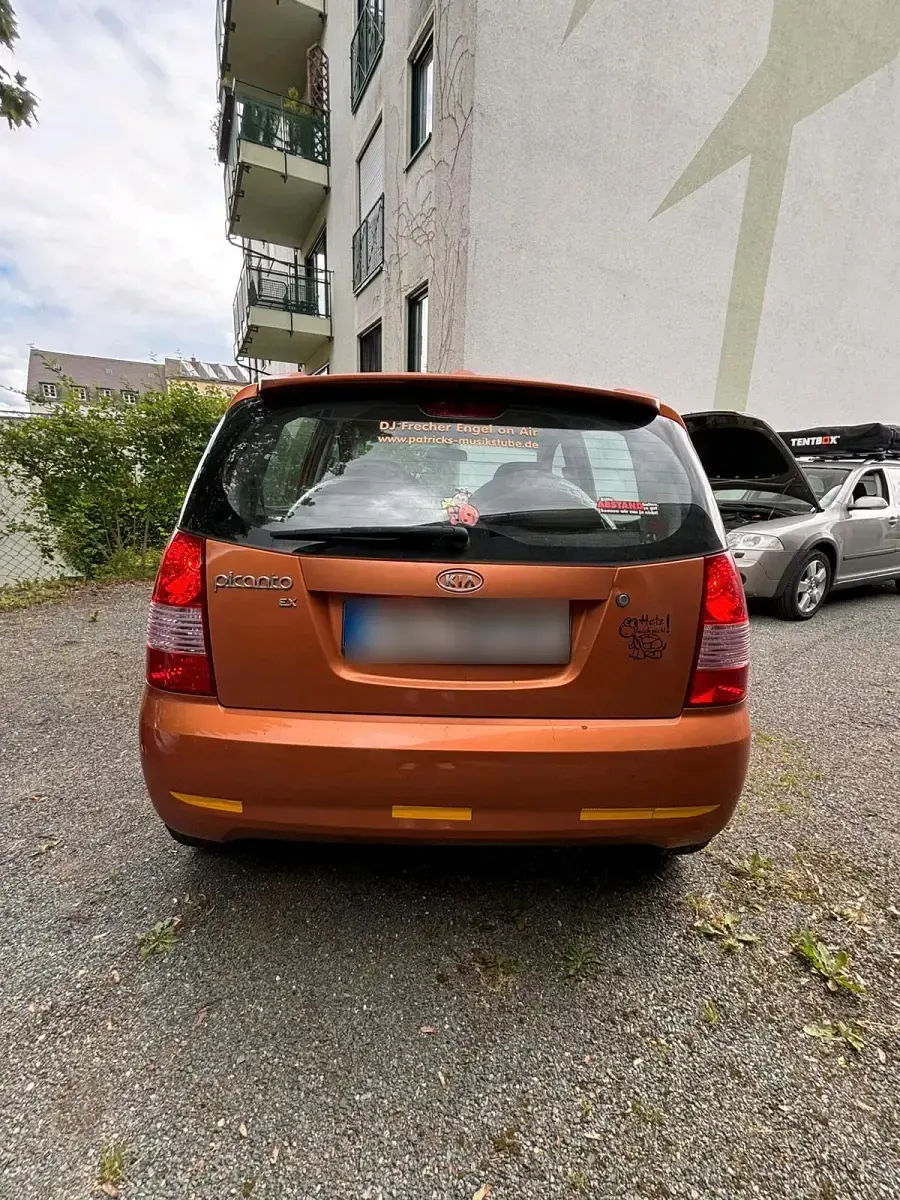 Gebraucht Kia Picanto 65 PS (47 kW) 2004 Orange Kleinwagen