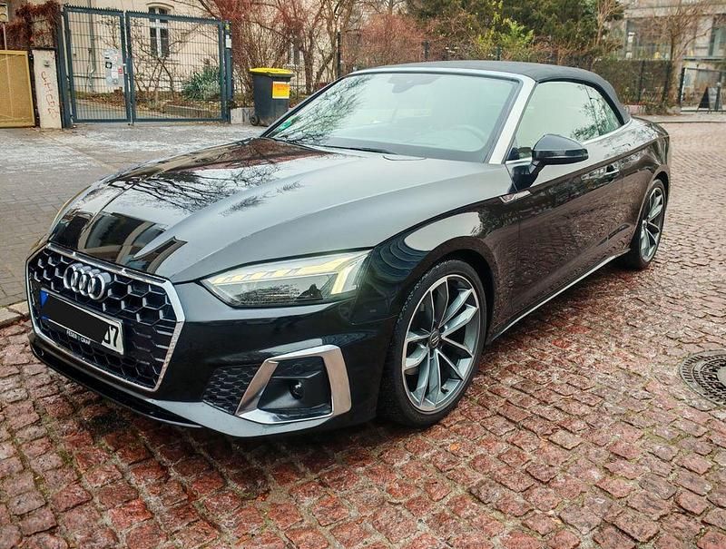 Schwarz Gebraucht 2020 Audi A5 Cabriolet S-Line Cabrio | 30.900 € (Fairer Preis) - Bild 1/4
