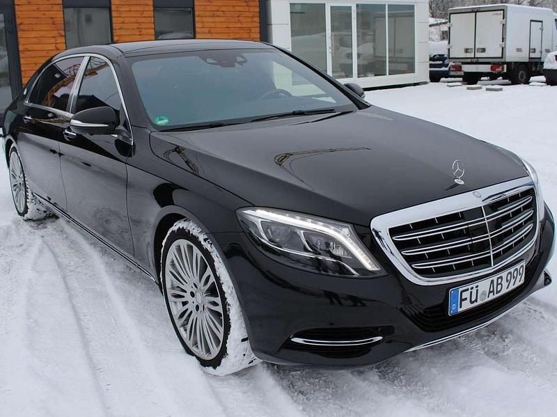 Obsidianschwarz metalliclack Gebraucht 2016 Mercedes S500 Limousine | 77.999 € - Bild 1/4