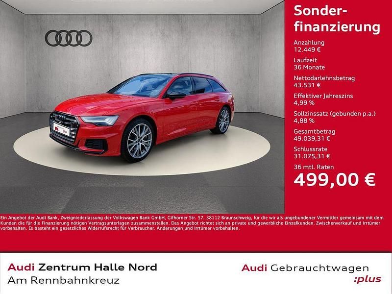 Rot Gebraucht 2021 Audi S6 Ambiente Kombi | 55.980 € (Teuer) - Bild 1/4