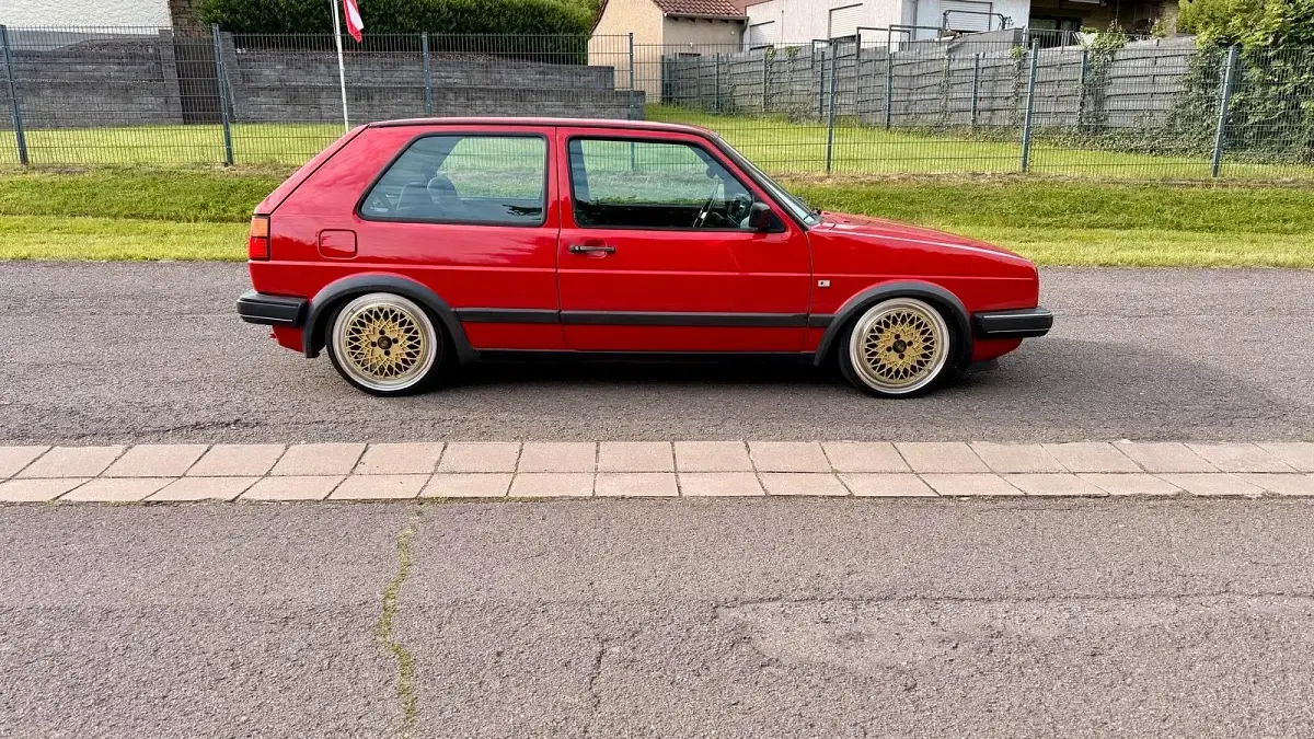 Gebraucht VW Golf II Style 54 PS (39 kW) 1991 Rot Kleinwagen