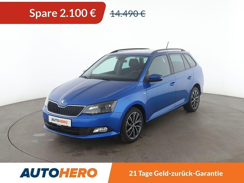Blau Gebraucht 2017 Skoda Fabia Ambition Kleinwagen | 12.390 € (Fairer Preis) - Bild 1/3