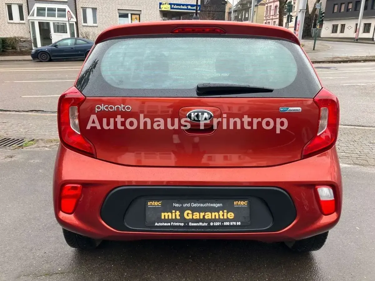 Gebraucht Kia Picanto Edition 7 67 PS (49 kW) 2020 Pop orange Kleinwagen