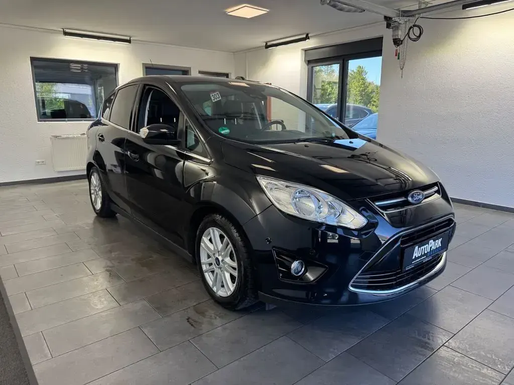 Gebraucht Ford C-MAX Titanium 125 PS (91 kW) 2014 Schwarz Van / Kleinbus