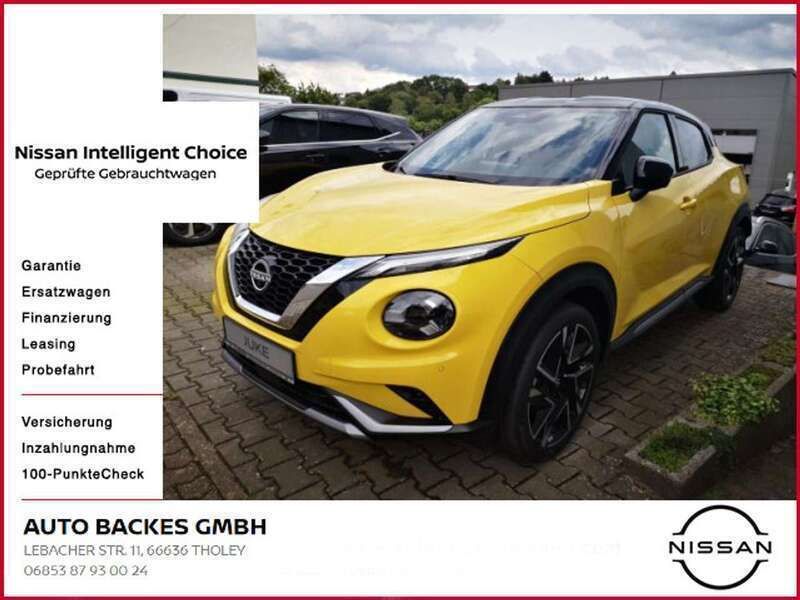 Yasziconic yellow / black Gebraucht 2024 Nissan Juke SUV | 24.450 € (Teuer) - Bild 1/4