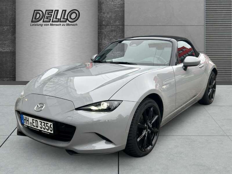 Aero grey (grau) Gebraucht 2024 Mazda MX5 Exclusive-Line Cabrio | 30.990 € (Fairer Preis) - Bild 1/4