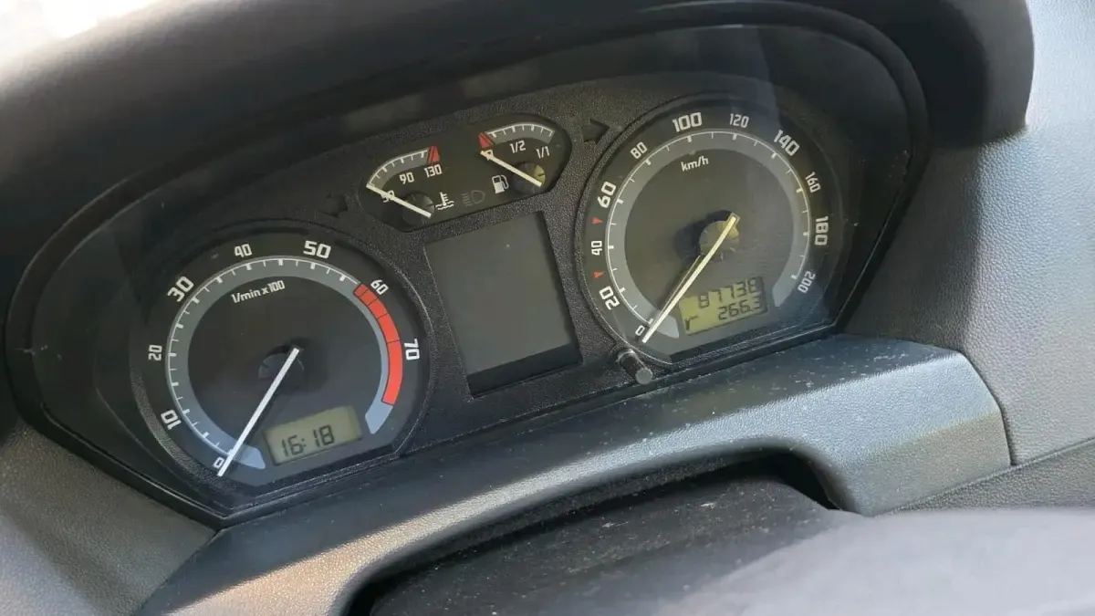 Gebraucht Skoda Fabia 2008 Blau Kleinwagen