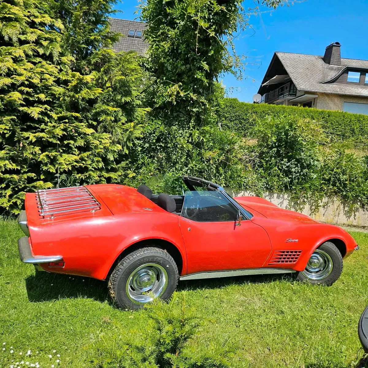 Gebraucht Corvette C3 194 PS (142 kW) 1972 Rot Cabrio