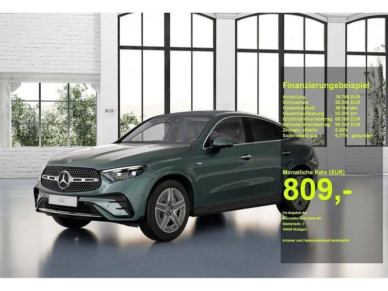 Silber Gebraucht 2025 Mercedes GLC400d AMG Coupé | 74.990 € (Fairer Preis) - Bild 1/3