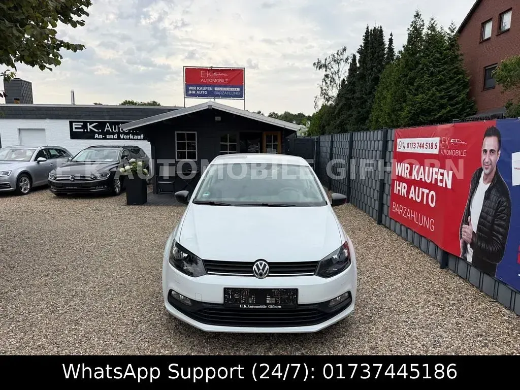 Gebraucht VW Polo Trendline 60 PS (44 kW) 2014 Weiß Kleinwagen