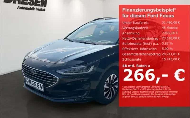 Gebraucht Ford Focus Titanium X 155 PS (114 kW) 2026 Kombi