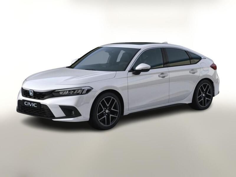 Platinum white pearl Neu 2025 Honda Civic Advance Limousine | 37.916 € (Guter Preis) - Bild 1/4