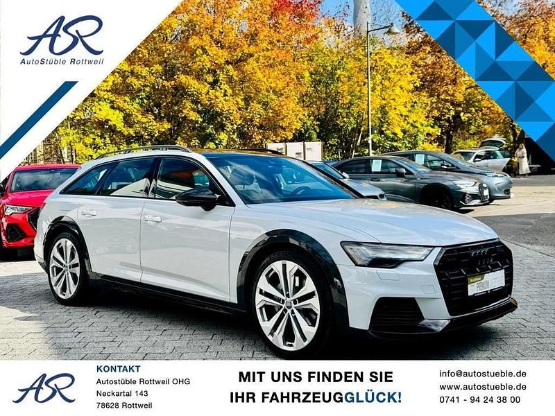 Gletscherweiß metallic Gebraucht 2020 Audi A6 Allroad Sport Kombi | 44.988 € (Etwas zu teuer) - Bild 1/4