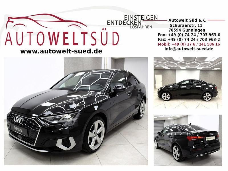 Mythosschwarz Gebraucht 2022 Audi A3 Edition .1 Limousine | 23.990 € (Guter Preis) - Bild 1/4