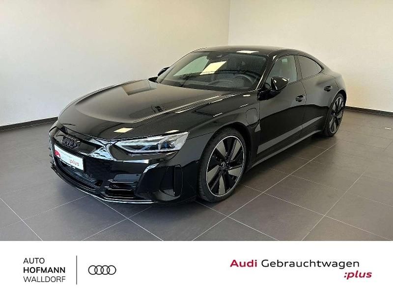 Mythosschwarz metallic Gebraucht 2021 Audi e-tron GT quattro Ambiente Limousine | 67.980 € - Bild 1/4
