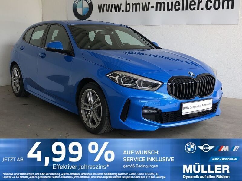 Blau Gebraucht 2021 BMW 120 M Sport Kleinwagen | 27.999 € (Fairer Preis) - Bild 1/4