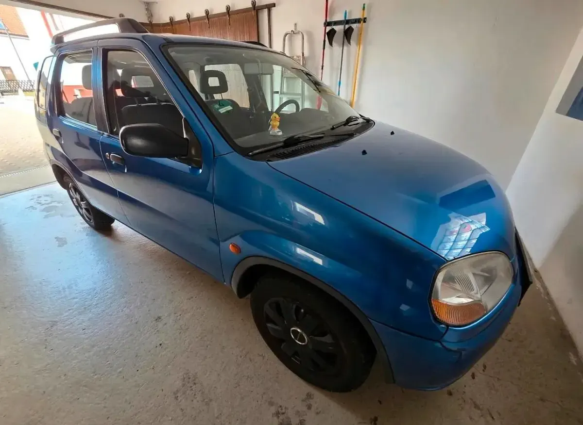 Gebraucht Suzuki Ignis 85 PS (62 kW) 2003 Blau Kleinwagen