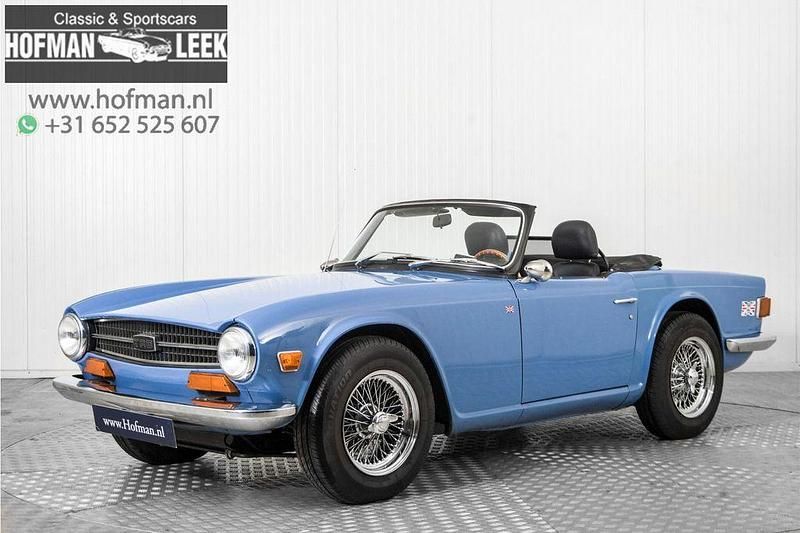 Blau Gebraucht 1973 Triumph TR6 Cabrio | 27.500 € - Bild 1/4