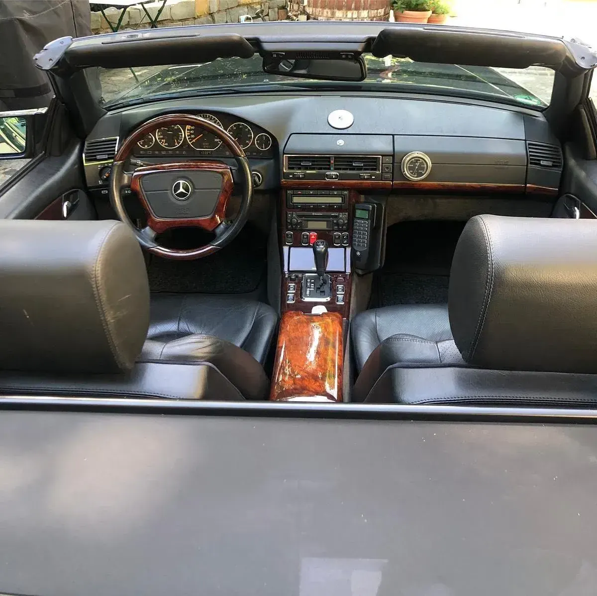 Gebraucht Mercedes SL320 231 PS (169 kW) 1997 Blau Cabrio