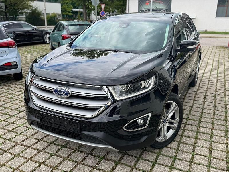 Schwarz Gebraucht 2018 Ford Edge Titanium SUV | 15.990 € (Etwas zu teuer) - Bild 1/4