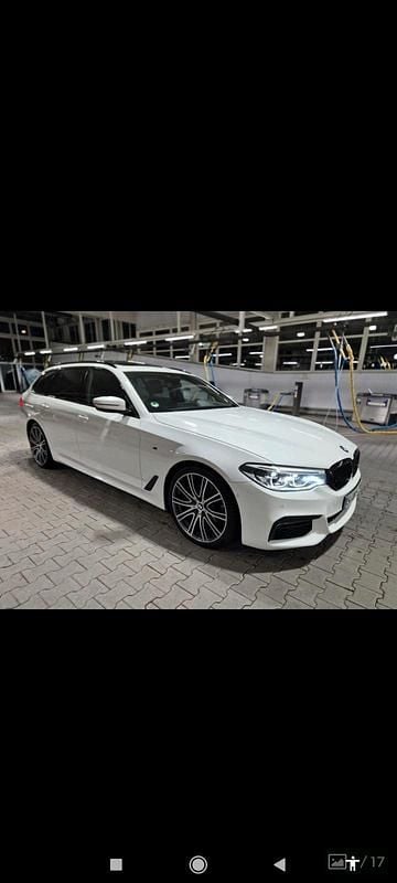 Weiß Gebraucht 2018 BMW 530 M Sport Kombi | 21.500 € - Bild 1/4