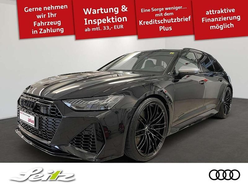 Mythosschwarz metallic Gebraucht 2022 Audi RS6 Ambiente Kombi | 99.900 € (Guter Preis) - Bild 1/3
