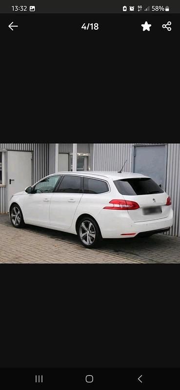 Gebraucht Peugeot 308 SW Allure 130 PS (95 kW) 2015 Weiß Kombi