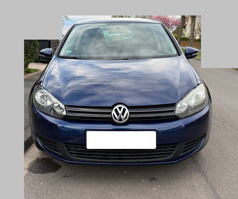 Blau Gebraucht 2010 VW Golf VI Limousine | 3.000 € (Superpreis) - Bild 1/4