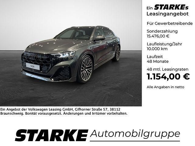 Schwarz (mythosschwarz metallic) Gebraucht 2022 Audi SQ8 Ambiente SUV | 133.490 € - Bild 1/4