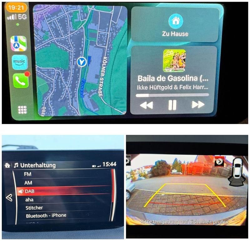 Gebraucht Mazda 3 Exclusive-Line 120 PS (88 kW) 2017 Grau Limousine