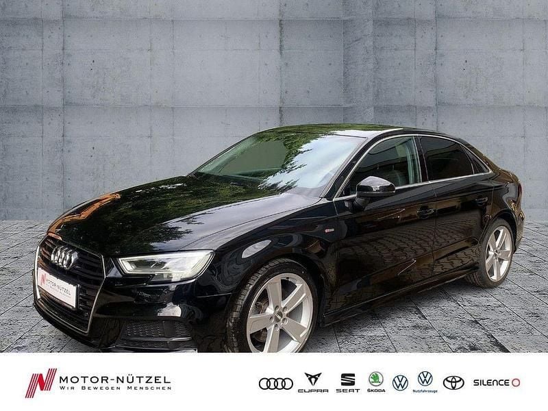 Schwarz Gebraucht 2019 Audi A3 S-Line Limousine | 23.230 € (Fairer Preis) - Bild 1/4