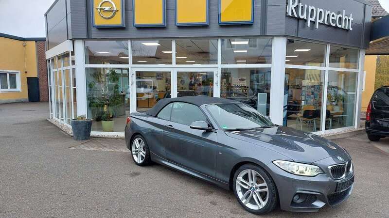 Grau Gebraucht 2017 BMW 218 M Sport Cabrio | 17.900 € (Guter Preis) - Bild 1/4