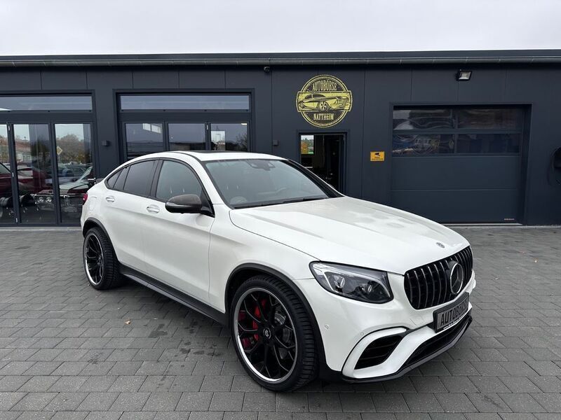 Diamantweiss metalliclack Gebraucht 2018 Mercedes GLC63 AMG AMG Coupé | 52.999 € (Superpreis) - Bild 1/4