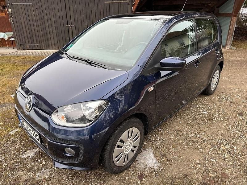 Blau Gebraucht 2013 VW up! move up! Kleinwagen | 4.950 € (Superpreis) - Bild 1/4